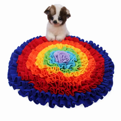 Dog sniffing mat