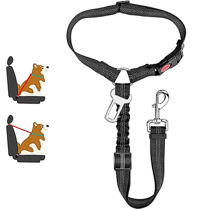 Dog car leash - seatbelt