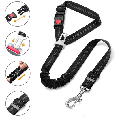 Dog car leash - seatbelt