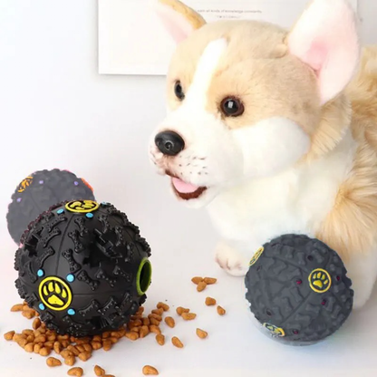 Squeaky Ball - a dog toy making sounds