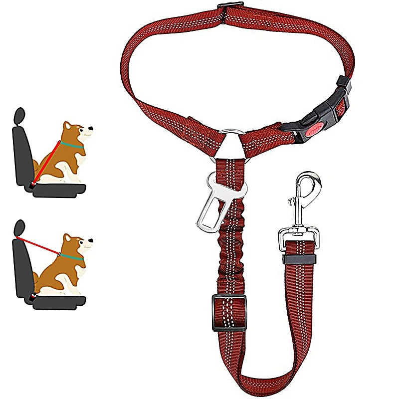 Dog car leash - seatbelt